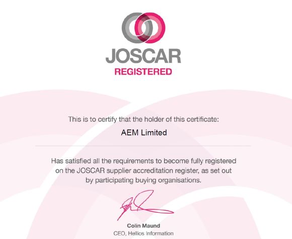 Joscar-certificate-aem